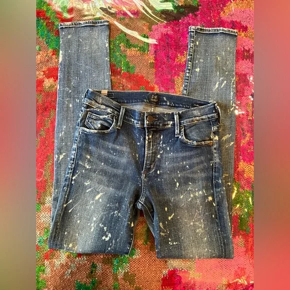 Citizen of Humanity Avedon skinny splattered jeans 29 - Picture 11 of 15